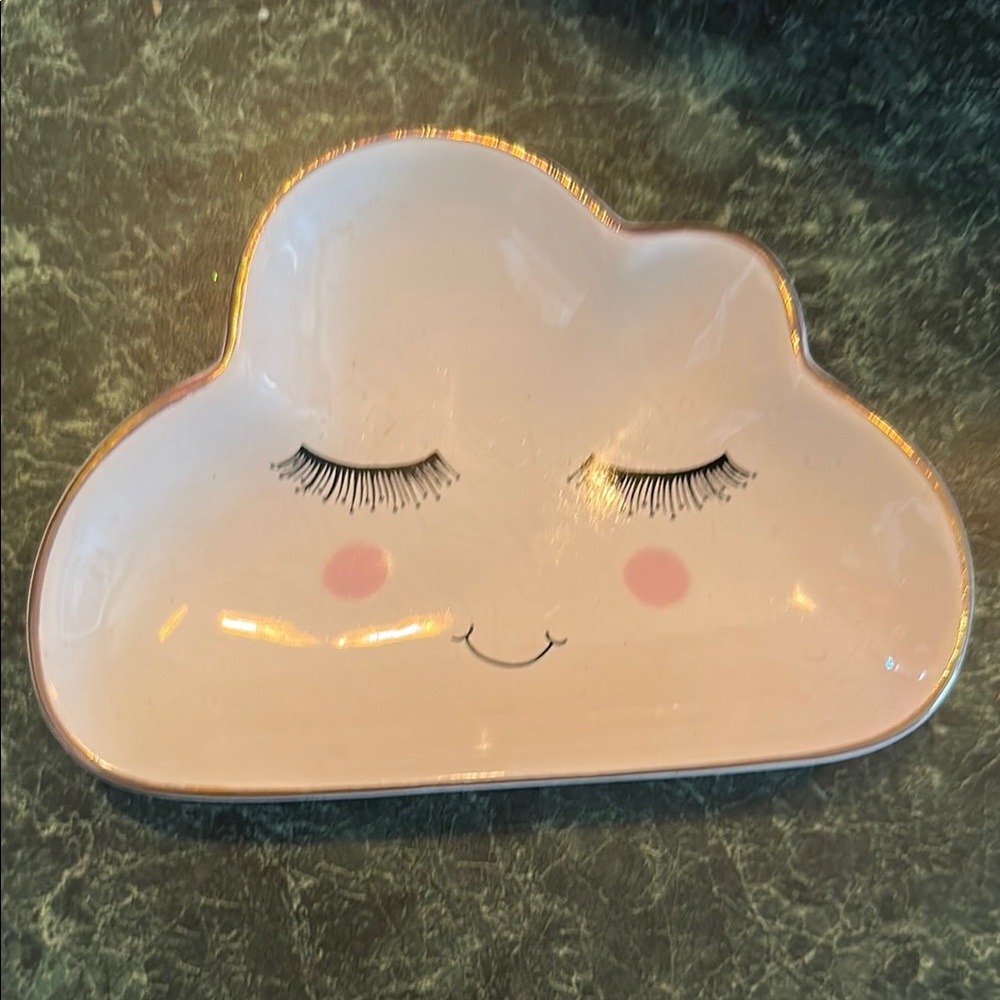 Cute Cloud-Shaped Trinket Dish